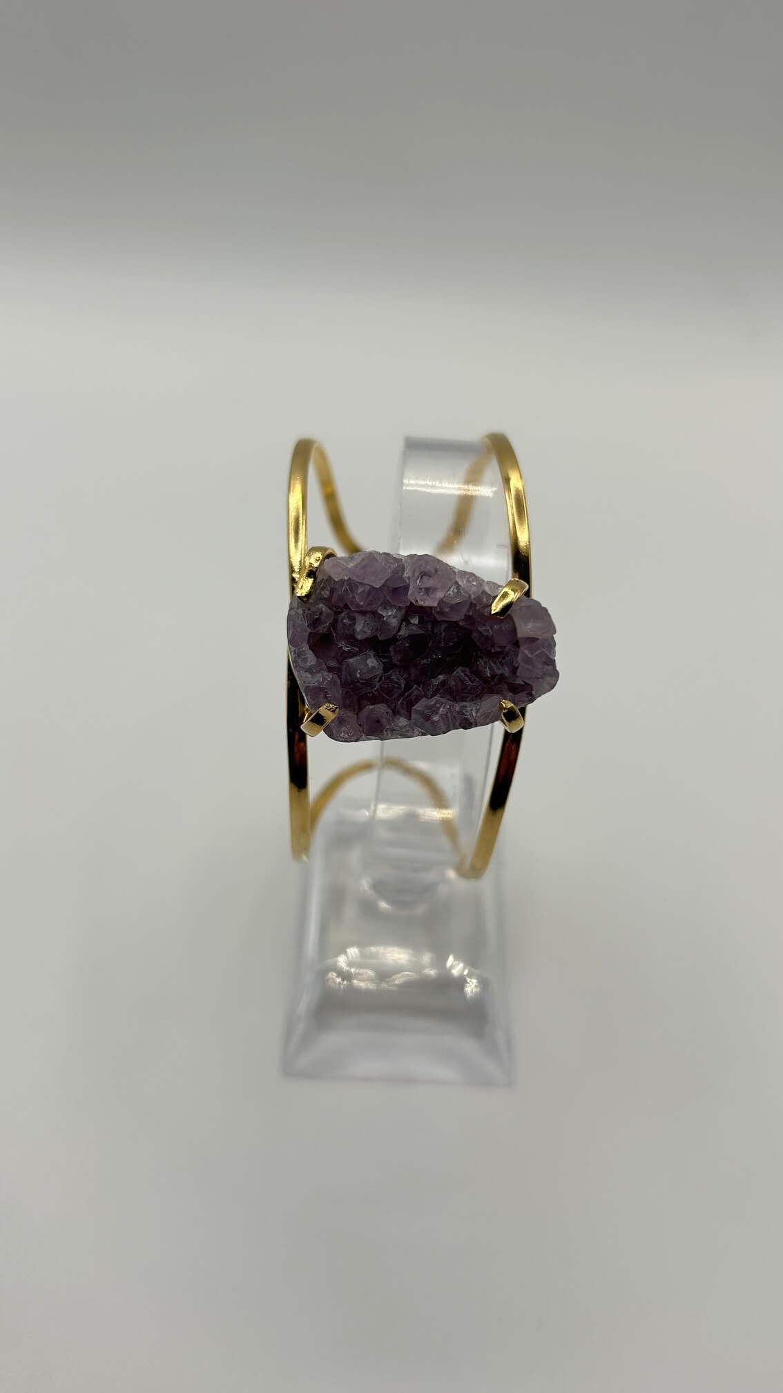 bracelete drusa de ametista