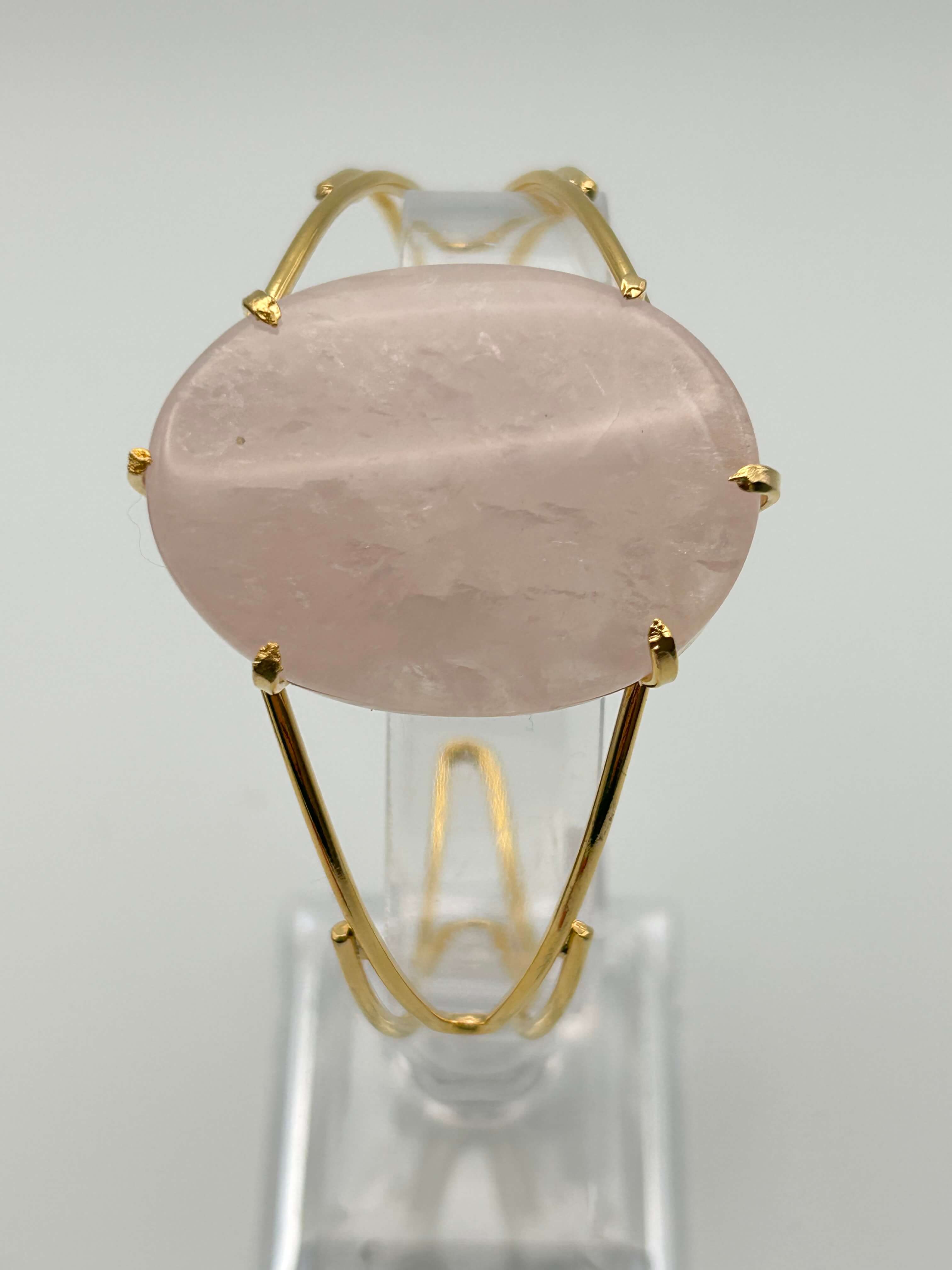 Bracelete quartzo rosa