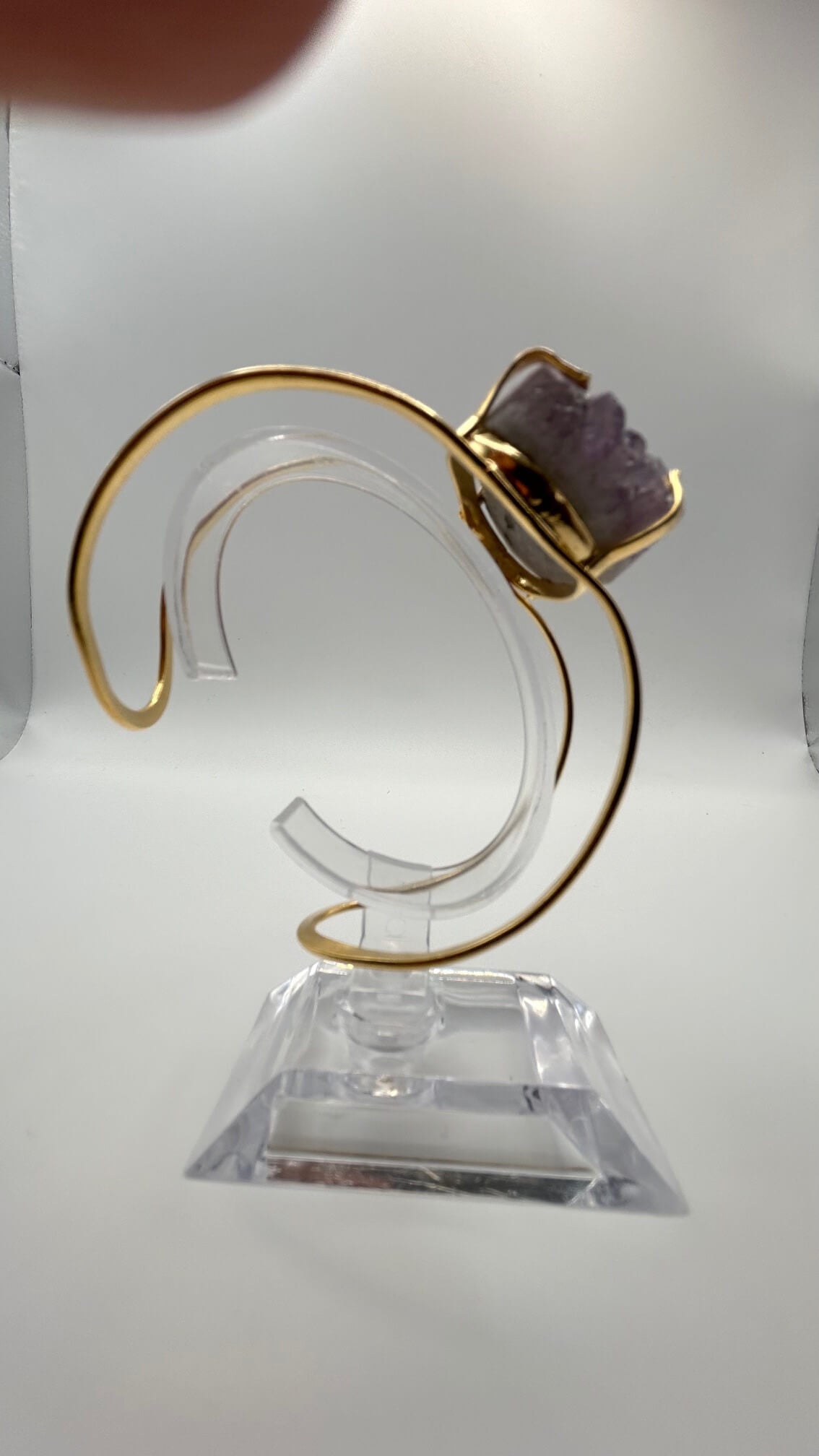 bracelete drusa de ametista