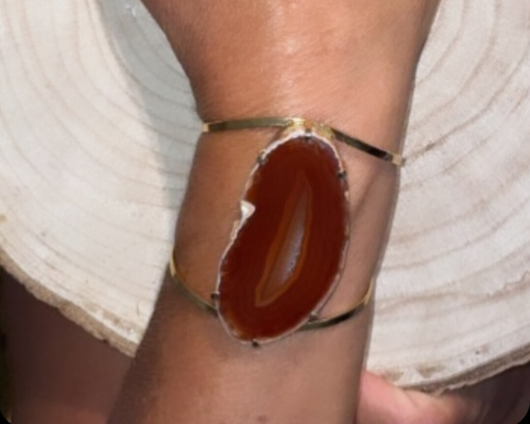 bracelete ágata de fogo
